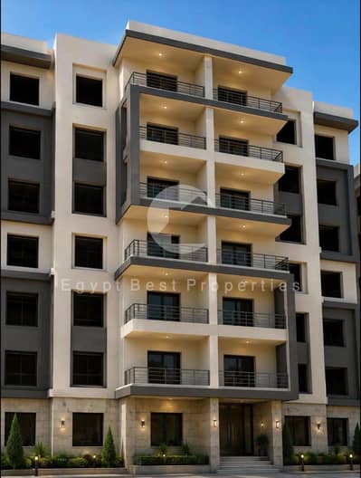 شقة جاهزة للسكن متشطبة بالكامل اطلالة كاملة علي مساحات خضراء في مايان الشروق مقدم 5% فقط اقساط متساوية علي 10 سنين