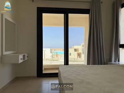 استلم فوري شاليه بفيو على البحر مباشرة متشطب + ACs للبيع في مكادي هايتس الغردقة دقائق من الجونة وسوما باي وسوان ليك Makadi Heights