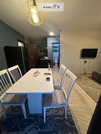 For rent in Madinaty: a 60-square-meter furnished studio. The unit features original developer finishes and is in excellent condition, with modern fur