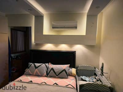 Apartment for immediate occupancy in Al Waha neighborhood, Nasr City, Street 3, in the heart of all services, second building from the main gymnasium,