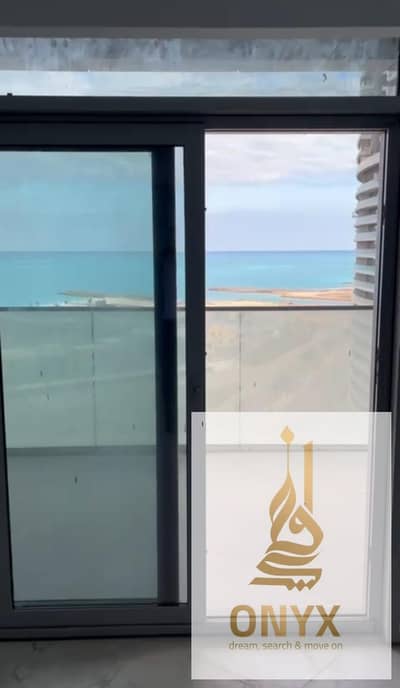 ريسيل لقطة في The Gate Towers | شقة 150م Sea View | من أقل الأسعار المتاحة | إطلالة مباشرة على البحر | قلب New Alamein | 18  مليون فقط