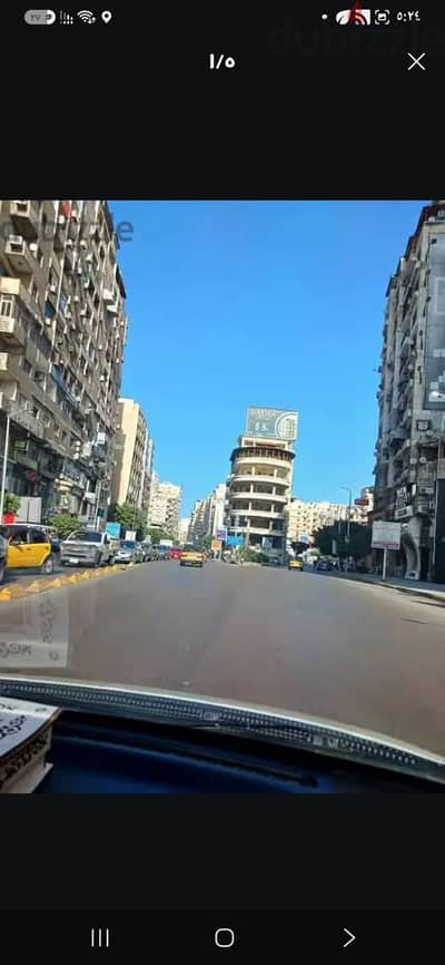 شقة للبيع في كفر عبده علي شارع ابو قير الرئيسي وعلي الترام