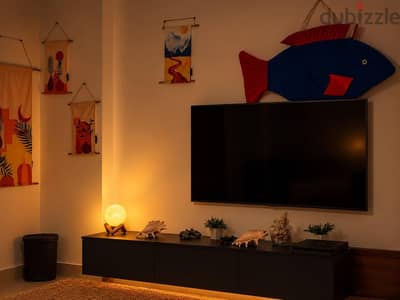 140m chalet with private garden and direct pool in blumar elsokhna