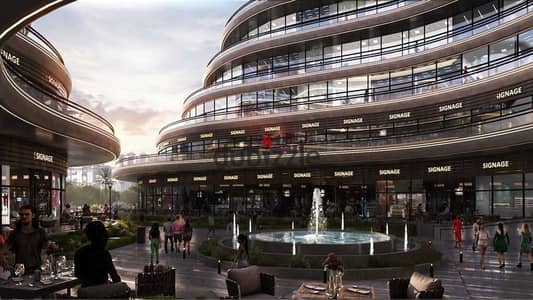 commercial shop for sale محل تجاري 23م أرضي في CRE8T Mall | موقع مميز على طريق الحي الايطالي  بحدائق أكتوبر