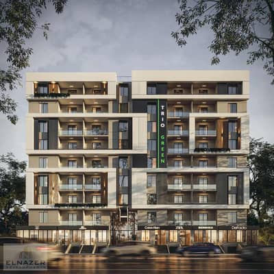 Apartment for sale in Mokattam in the Central Plateau, District Six on Main Street 33, next to Benzimah Energy and behind the Faculty of Pharmacy