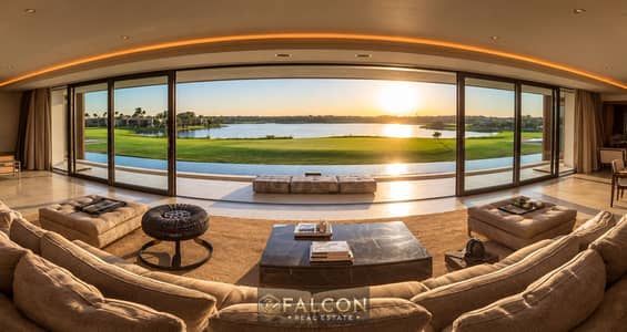 فيلا one story صف اول جولف 8 غرف فيو مفتوح خصوصيه 100% من ديار القطريه بجوار mivida - hyde park - Palm Hills New Cairo - Fifth Square