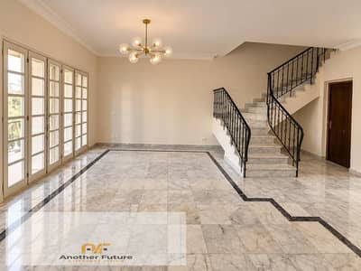 Finished twin house villa for sale in Al Rabwa Compound at a very attractive price - Sheikh Zayed