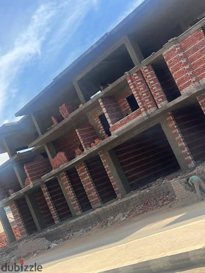 Shop Ground or Restaurant for Sale With installments in District 8 in 6 of October City