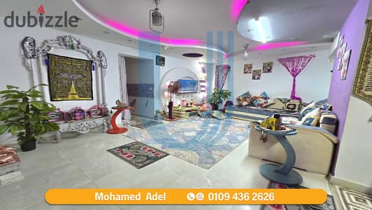 شقة 136م للبيع - ميامى - شارع العيسوى رئيسى - السعر 2.550. 000 ج كاش
