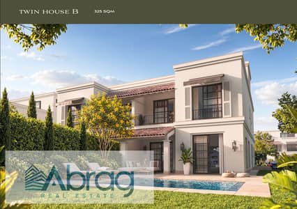 احجز بأول سعر طرح فيلا تاون هاوس 290متر في كمبوند رانشيز Ranches من درة Dorra، بمقدم 5% وتقسيط على 9 سنوات