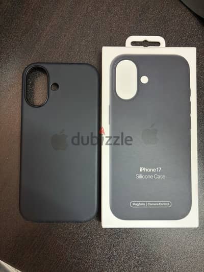 Original Apple Silicon Case Black for iphone17