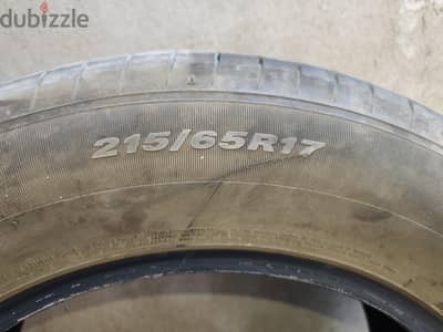 طقم ٤ اطارات كاوتش نيكسن تشيكيR17/215/65