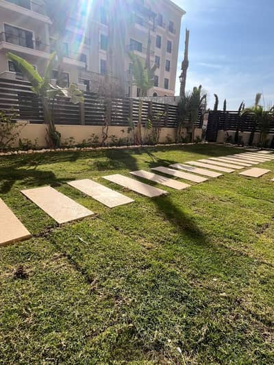 شقه بجاردن لقطه للايجار 149م متشطبه بالتكيفات بلوكيشن مميز جدا في فيلدج ويست الشيخ زايد
