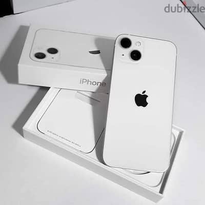 iPhone 13 White for sale Battery 86% معاه البوكس معفي من الضرايب
