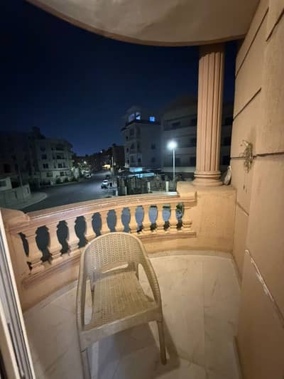Furnished apartment for rent in Zayed Heights Compound, Sheikh Zayed. Located on the second floor with an elevator, featuring a prime location