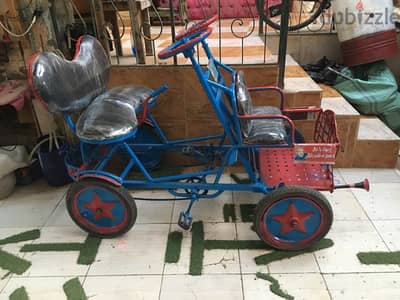 دراجه حنطور اربع عجلات