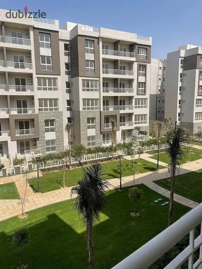 Madinaty,116-square-meter apartment for rent overlooking a garden and. Brand new,never occupied,b12