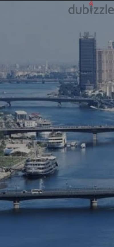 للبيع ارض علي كورنيش النيل موقع متميز جدا لجميع الأغراض