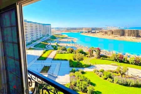 Apartment for sale, 134 sqm, New Alamein – Latin District (Immediate delivery, hotel-style finishing, open view, north-facing).