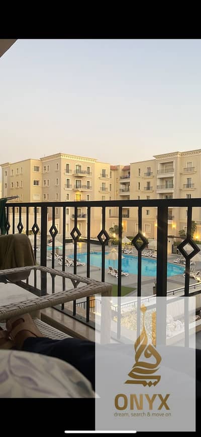 شقة 134م ايجار بالفرش بسعر لقطة بفيو حمام سباحة في ميفيدا بوليفارد بالتجمع الخامس - Mivida Boulevard in Fifth Settlement