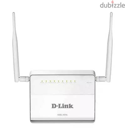راوتر لاسلكي دي لينك يعمل علي جميع الشبكات، VDSL-224، ابيض