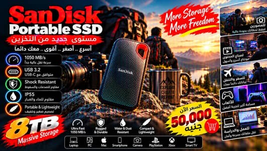 Sundisk SSD 8 TB Open box