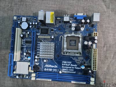 ASRock G41M-VS3 للبيع بسعر 300ج  تواصل  مكان