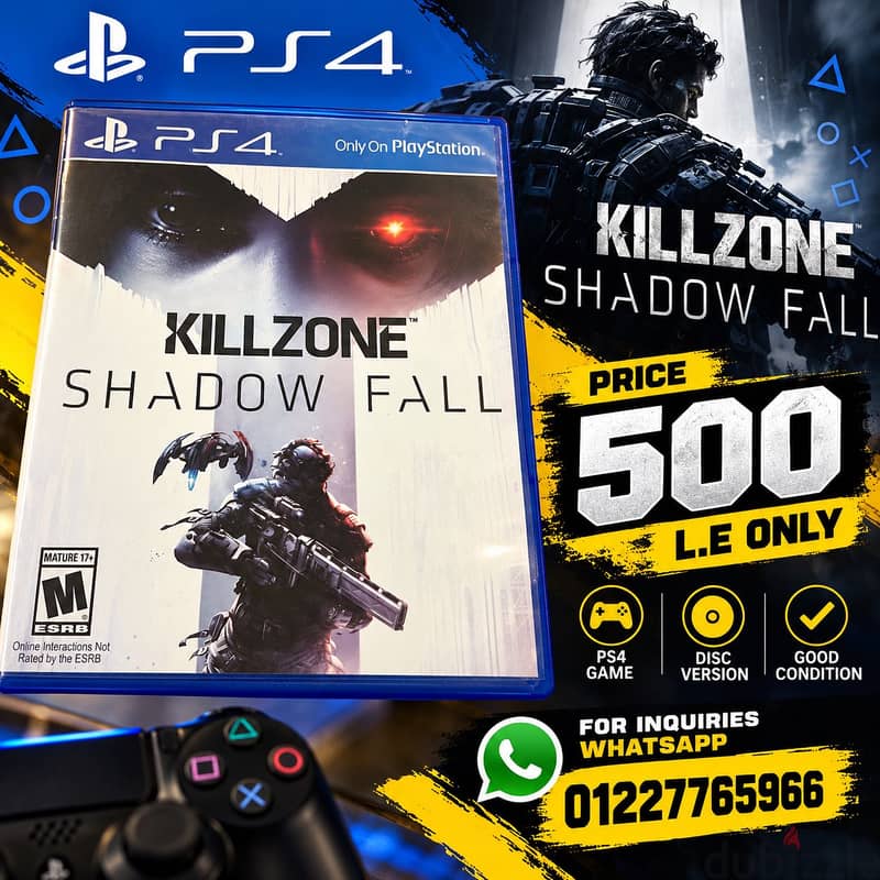 Killzone shadow fall ps4 perfect condition 1