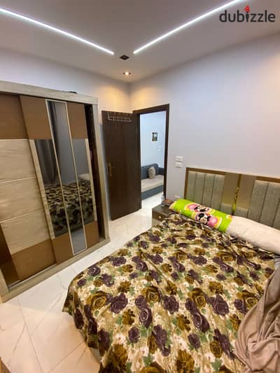 Apartment for rent furnished price point first neighborhood fifth adjacent to Al-Safwa Hospital fifth floor with elevator