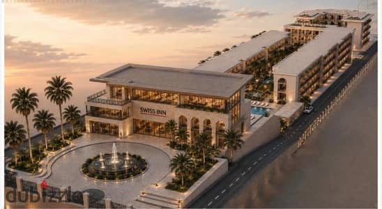 شقة فندقية _ 60م _ مع swiss hotel _ متشطبة بالتكيفات بالفرش _ بعائد يبدأ من 300 دولار فى الليلة _ بمقدم 10% واقساط حتى 15 سنة