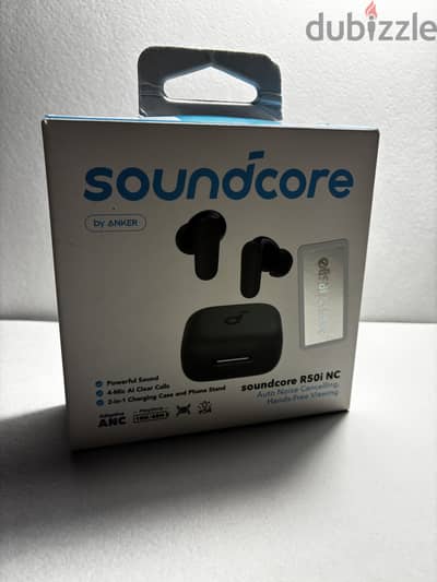 سماعات Soundcore R50i NC بكل مشتملاتها للبيع (مستعمل)