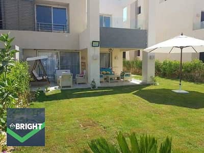 استلام فوري بسعر مميز شاليه أرضي سينيور للبيع 222متر هاسيندا باي الساحل الشمالي  (Hacienda Bay North Coast ) بالقرب من Amwaj وMarassi مراسي وSea Shel
