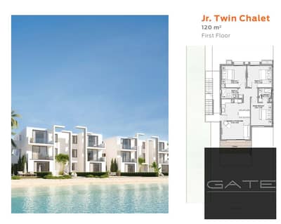 Chalet for Sale in D-Bay North Coast | Resale | Direct Lagoon View Chalet for Sale in D-Bay North Coast | Resale | Direct Lagoon View