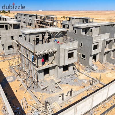 Villa at a competitive price with the longest installment plan in GreenVille, New Zayed