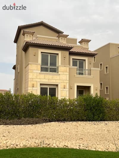 A villa offered at the original price ready to move-in and fully finished located in the New Administrative Capital within the La Vista City compound