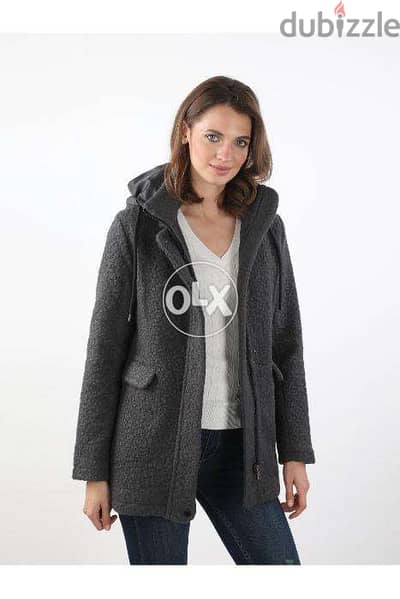 Original coat GiorGio De mare size L (new) grey