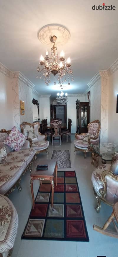 Believe it or not, a furnished, air-conditioned apartment for annual rent for lovers of Al-Saraya, steps from the sea, and guarded for lovers of upscale living.
