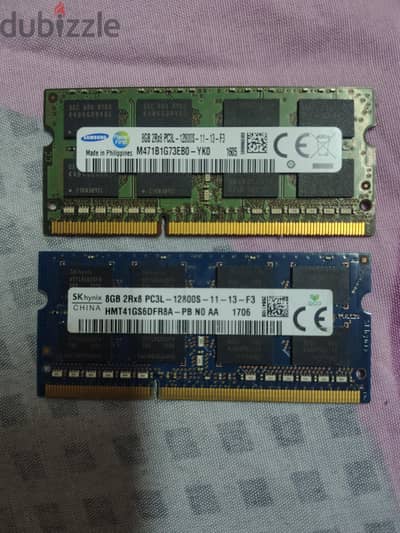 8 GB DDR3 1600 PC3 SODIMM Laptop Ram