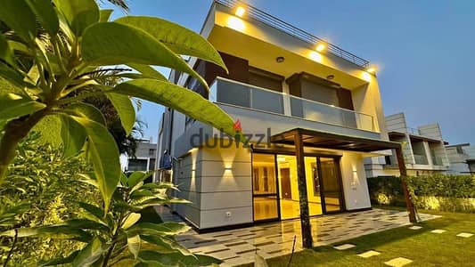 Ready to move villa near Al Ahly Club in Sheikh Zayed located in Patio Al Zahraa