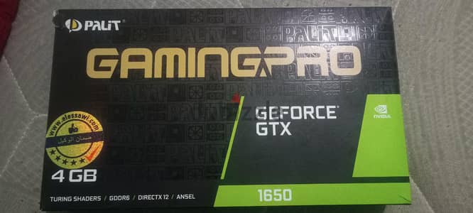 GTX 1650 با الكرتونه ومعك الفتوره
