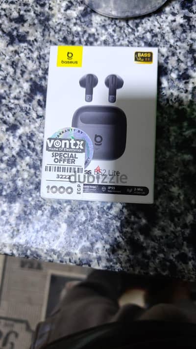 Baseus Bass BS2 Lite  أسود كوني