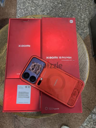Mi 18 Pro Max 5G dual Sim 1TB Red/جديد