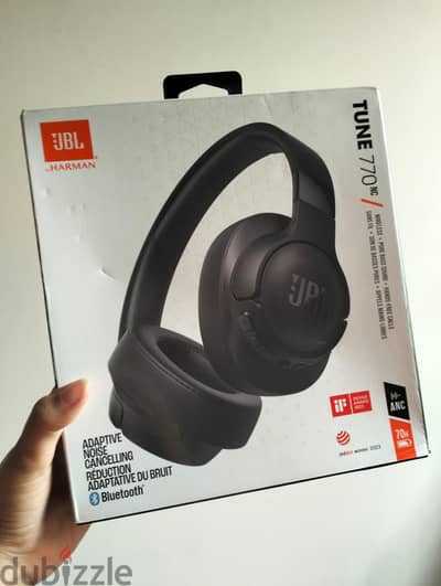 سماعة رأس JBL Tune 770NC أصلية مانعة للضوضاء - كسر زيرو (وارد أمريكا)