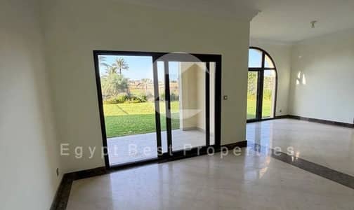 HOT DEAL 2nd Row Golf Villa 472 BUA Semi Furnished with Basement for sale in Uptown Cairo Emaar