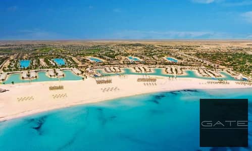شاليه بإطلالة مباشرة على اللاجون في هاسيندا ووترز | 141 متر | 3 غرف نوم | 4 حمام