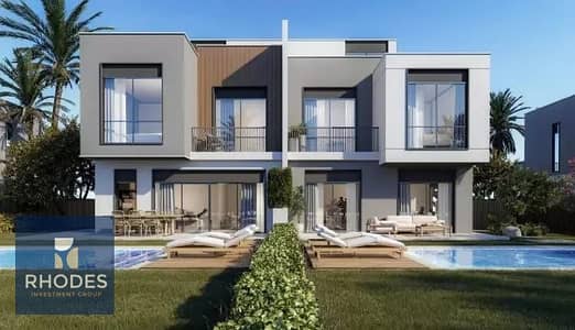 Twin House for Sale in Lake West 3 - El Sheikh Zayed | 314 SQM Land | Bua 260 SQM | 5 Bedrooms