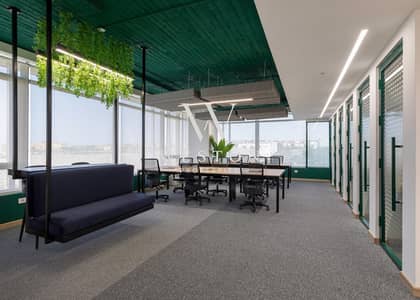 مكتب إداري للإيجار في Ivory Business Park بمساحة 840 متر وتشطيب ألترا سوبر وقاعات اجتماعات