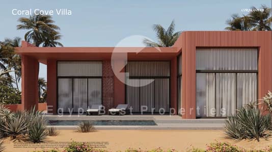 Villa For Sale 4 Bedrooms Full Sea View Second Row At Soma Bay Red Sea With Installments Up To 8 Years Fully Finished 2 Years Delivery