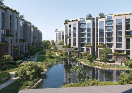 2BR Apartment with Garden  in Sheikh Zayed | 10-Year Installments Open View Apartment in IVOIRE WEST for sale