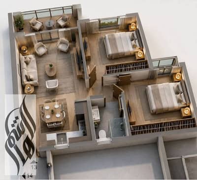 An exceptional opportunity for sale in Noor City – 82 sqm unit in B1 (with an ongoing installment plan).